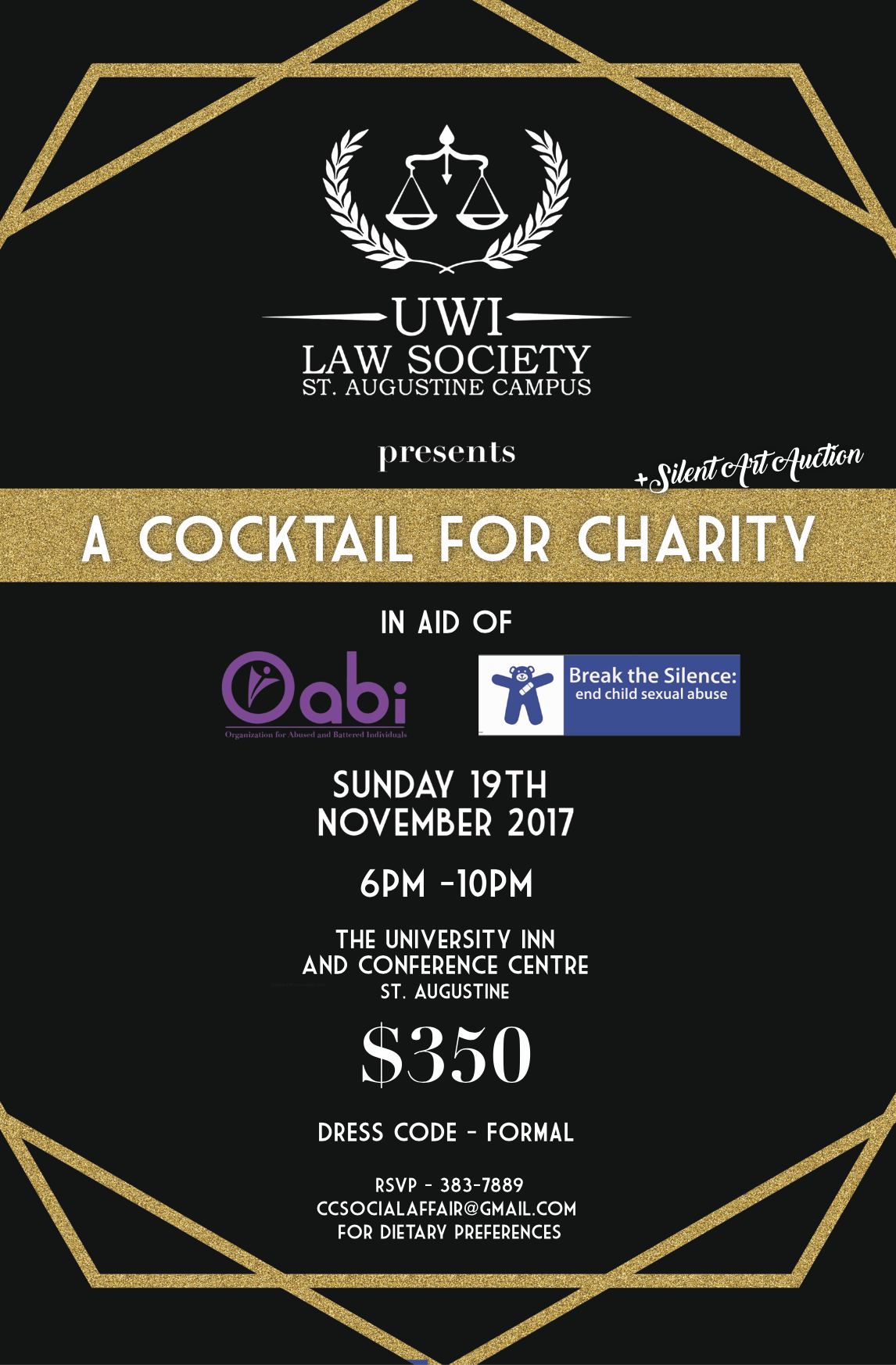 Law Society Cocktail Flyer