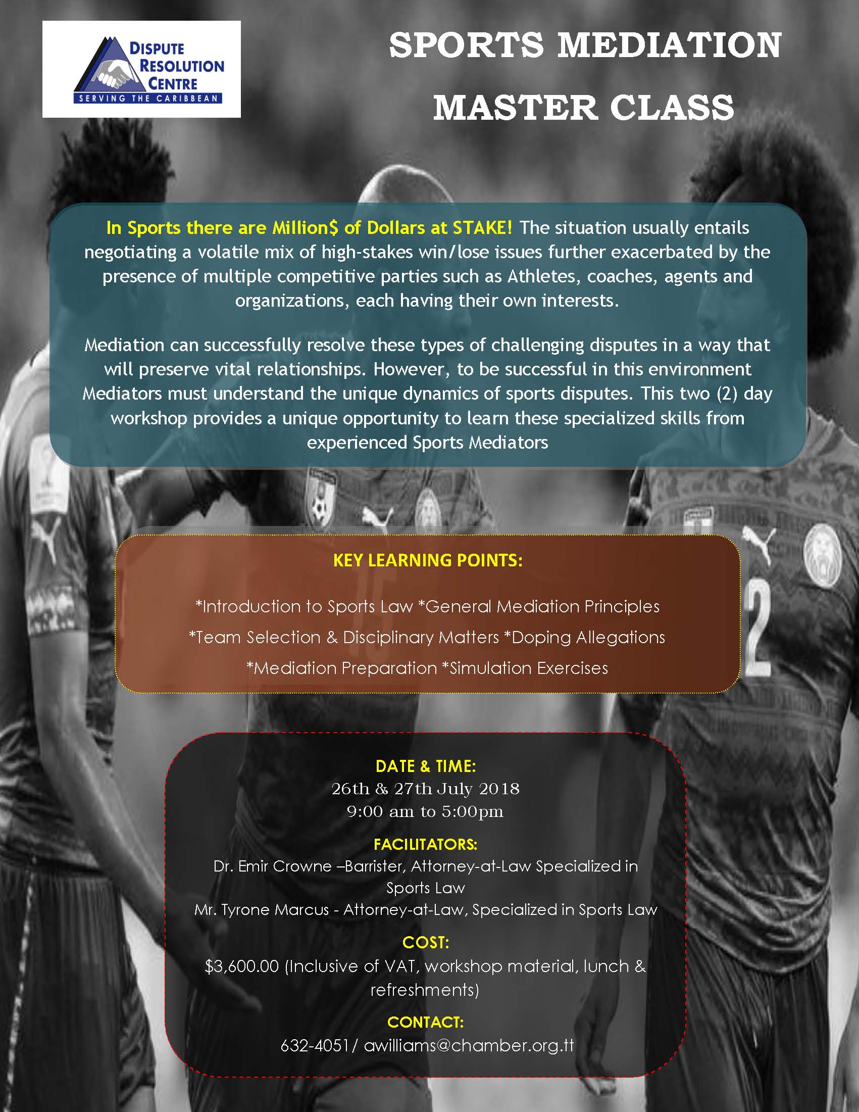 Sports Mediation Flyer